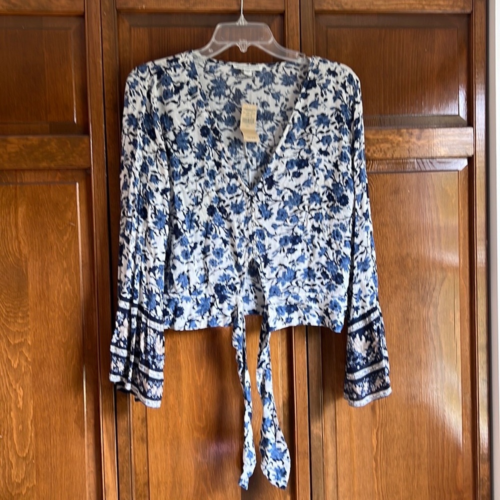 American eagle Grecian style semi crop